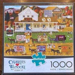 Charles Wysocki 1000 piece puzzle - “Storin’ Up”